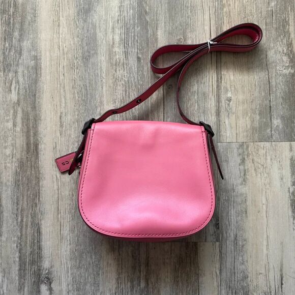 Coach Crossbody Saddle 23 Pink Bag - Picture 7 of 8